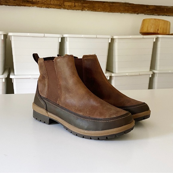 Merrell Emery Leather Ankle Boot in Brown - Picture 1 of 8
